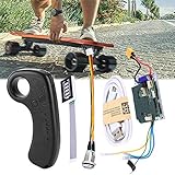 AYNEFY Skateboard Controller ESC,Elektrisches Skateboard Longboard Single Drive ESC Ersatzsteuerung Mainboard mit Fernbedienung