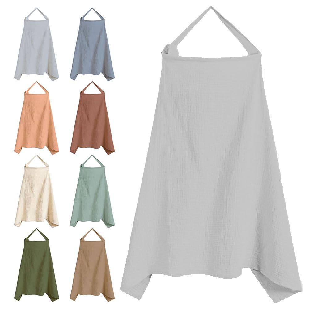 Stilltuch,Musselin-Stillbezug für Babys,2024 Stilltuch für Unterwegs,Stillschal für Unterwegs, Nursing Cover, Stillen, Breastfeeding Cover, Stillschal für Baby Mutter (D)
