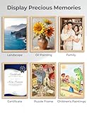 HOUSE DAY A3 Frame,Solid Wood A3 Picture Frame with A4 Mount,A3 Photo Frame,Set of 3 Poster Frame for Family, Landscape,Pet Memorial,Wedding,29.7x42cm,Wall Hanging - Image 9