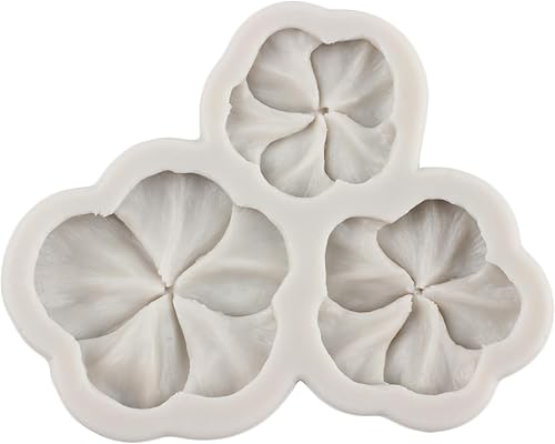 Miniatura 8 de Moldes de silicona de flores Plumeria Peony Rose Pansy Fondant para decoración de pasteles, decoración de cupcakes, caramelo, arcilla polimérica,