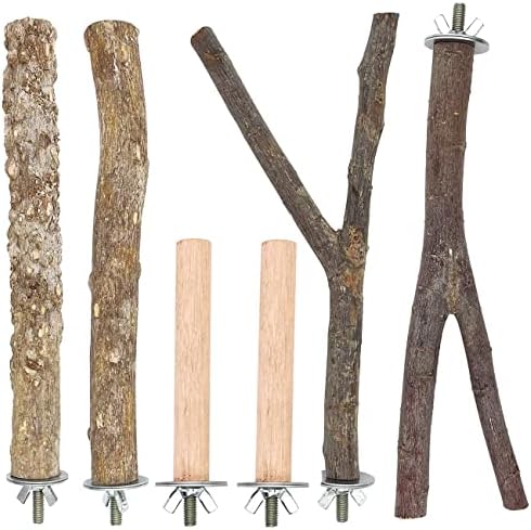 2x Flache Sitzplattformen Für Vögel – Aus Naturholz, Stabil & Sicher