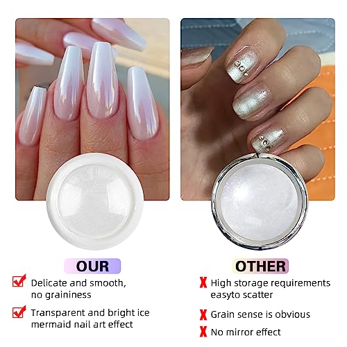 BISHENGYF Pearl Chrome Nail Powder - Image 3