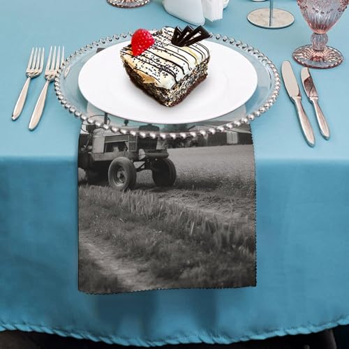 Servilletas de Tela Estilo Tractor Floral 4 unidades miniatura 4