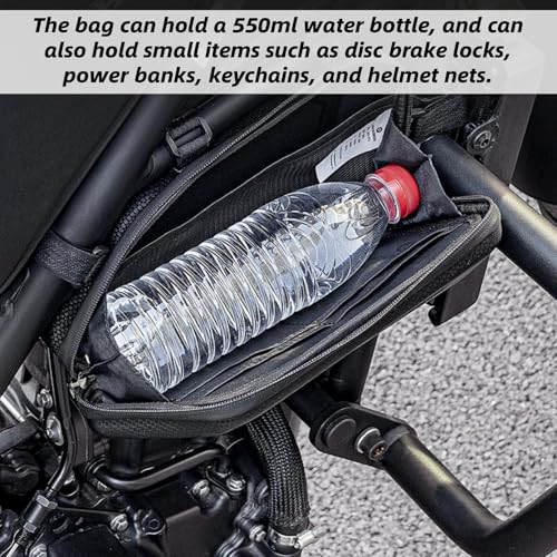 Bolsa lateral rígida impermeable para moto, 2 litros miniatura 7