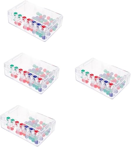 ERINGOGO 4 juegos de máquina de lotería Bingo Pulltabs Máquina de números de lotería Máquina de números para niños Juego de lotería para niños,