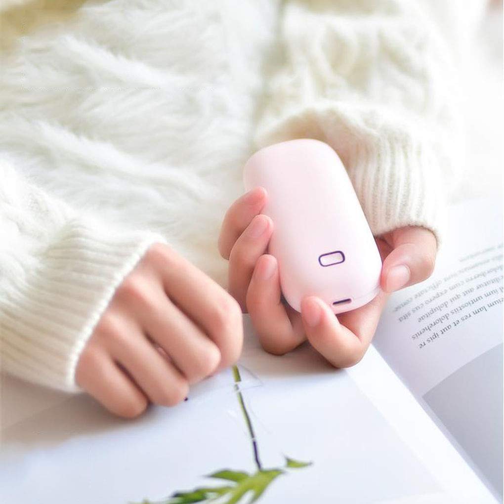 Scaldamani Ricaricabile Scaldamani Tascabile Scaldamani Elettrico Caricatore Regalo USB Scaldamani a Doppio Lato Scaldamani Elettrico Scaldamani Power Bank