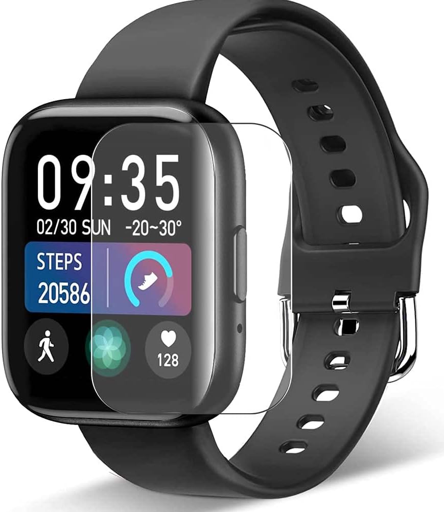 3 Screen Protector Film, compatible with Feifuns T99 T99S 1.54In Smart Watch smartwatch TPU Guard ( Not Tempered Glass Protectors ), Transparent