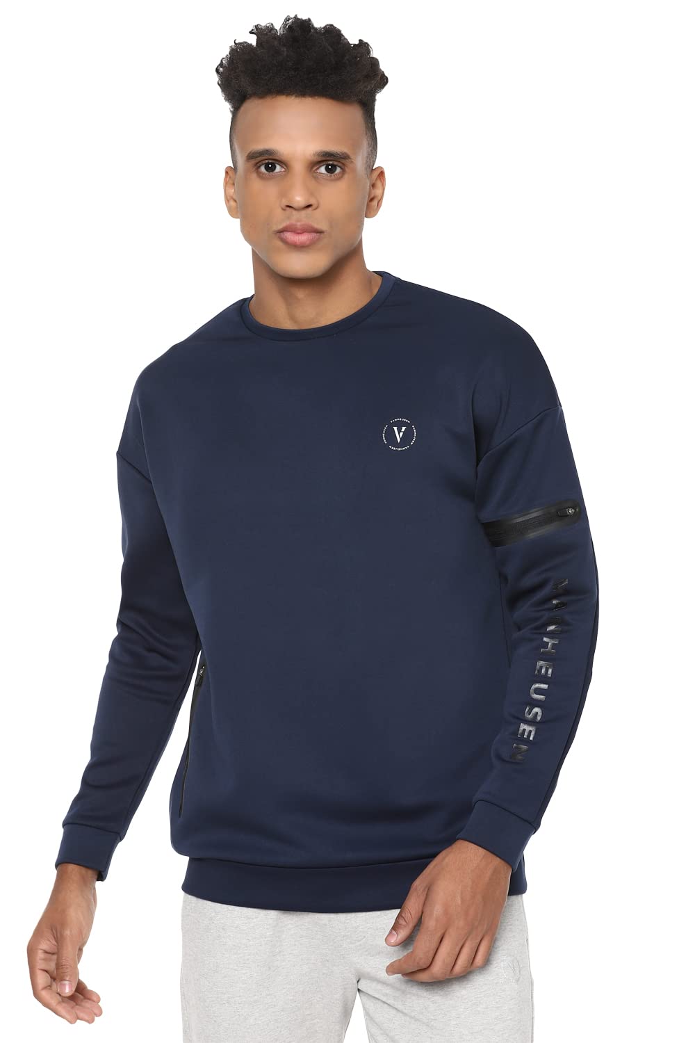 van heusen Men Polyesterblend Crew Neck Sweatshirt-picture-47