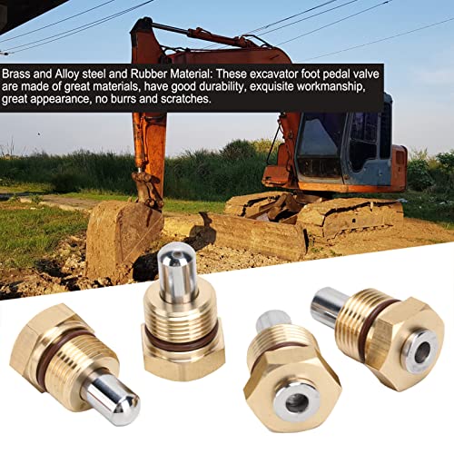 Joystick Handle Valve, 4Pcs Hard High Accuracy Easy To Install Standard Size Excavator Joystick Handle for Crushing Hammer