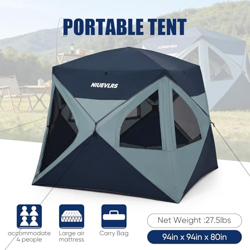 Carpa de camping pop up para 4 personas miniatura 2