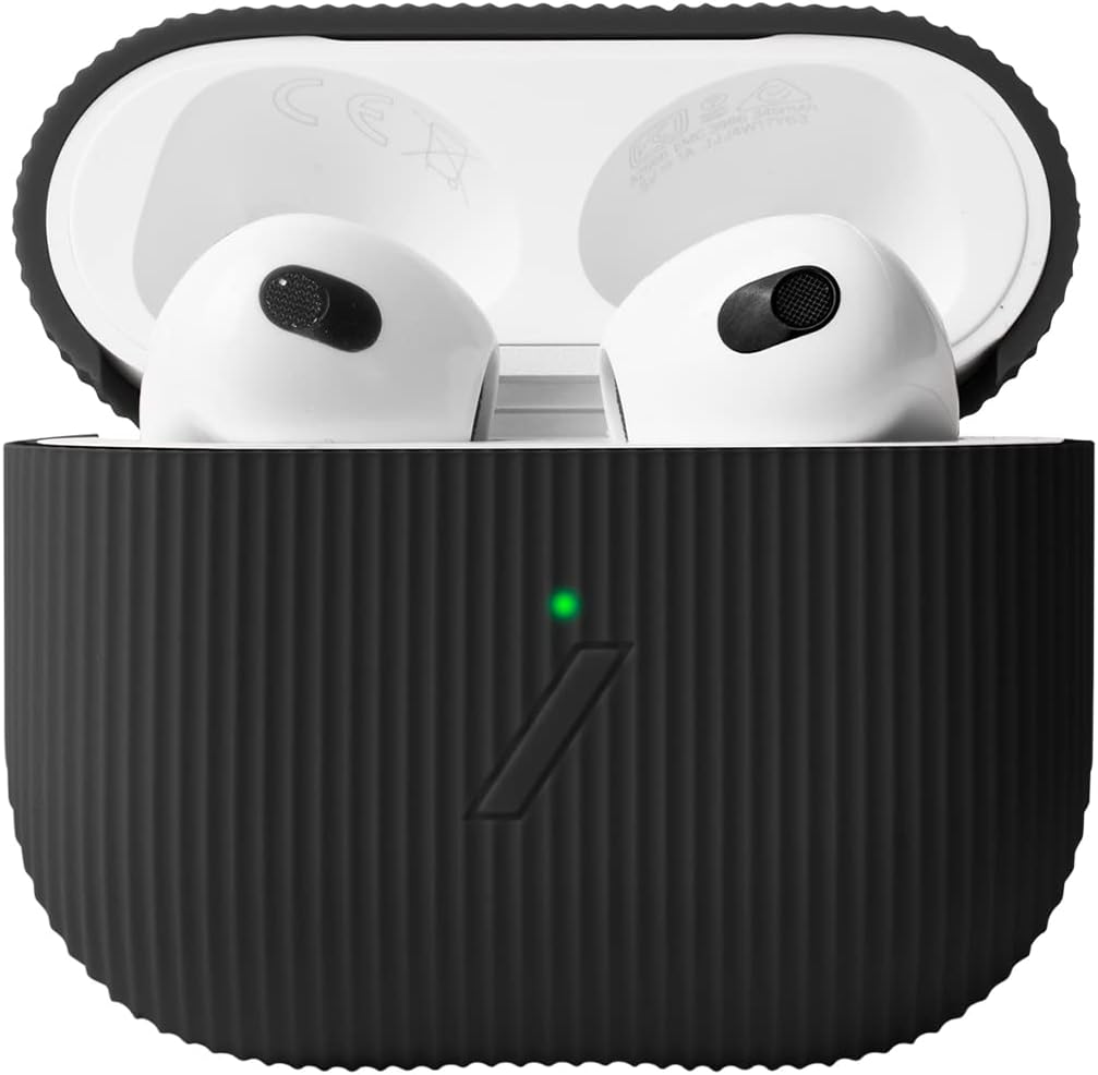 Native Union Curve Case for AirPods (3rd Gen) – Sleek Textured Silicone Case – Compatible with Qi Wireless Charging – for AirPods (Slate) image 2