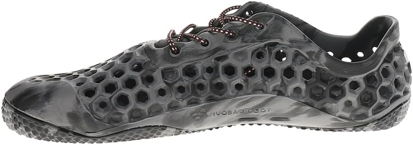 Vivobarefoot Womens Ultra Iii Lace Up Water Sneakers Shoes - Black, Grey