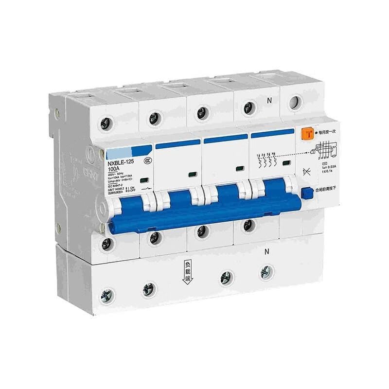 Disjoncteur différentiel NXBLE-125 4P D80 开关设备保护