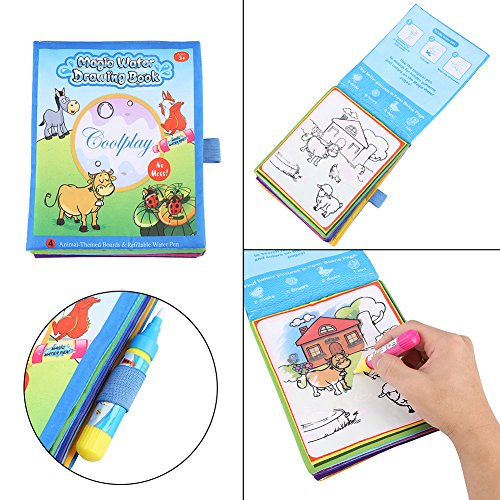 Hztyyier Libro da colorare con Acqua da colorare