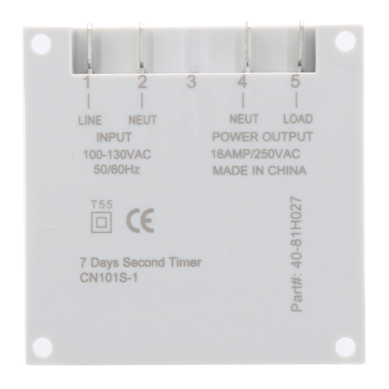 5VA 7 Tage programmierbarer Zeitschalter, Digitalanzeige, Kleiner Zeitrelaisschalter für elektronische Steuerung, genau und stabil(220V AC)
