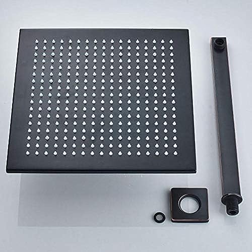 Robinet d'eau de bain et douche effet pluie noir pour rénovation de salle de bain - 8