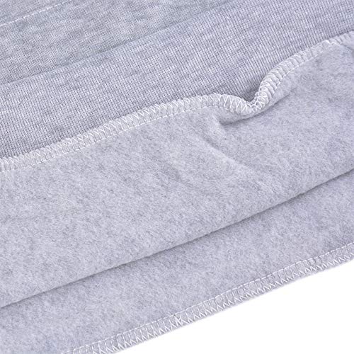 Sweat à capuche femme avec lettres imprimées style pullover moderne gris