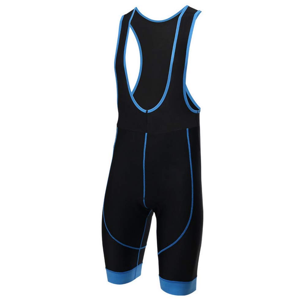 Shenshan Men's Outdoor Sports Cycling 3D Pad Bib Short Blue