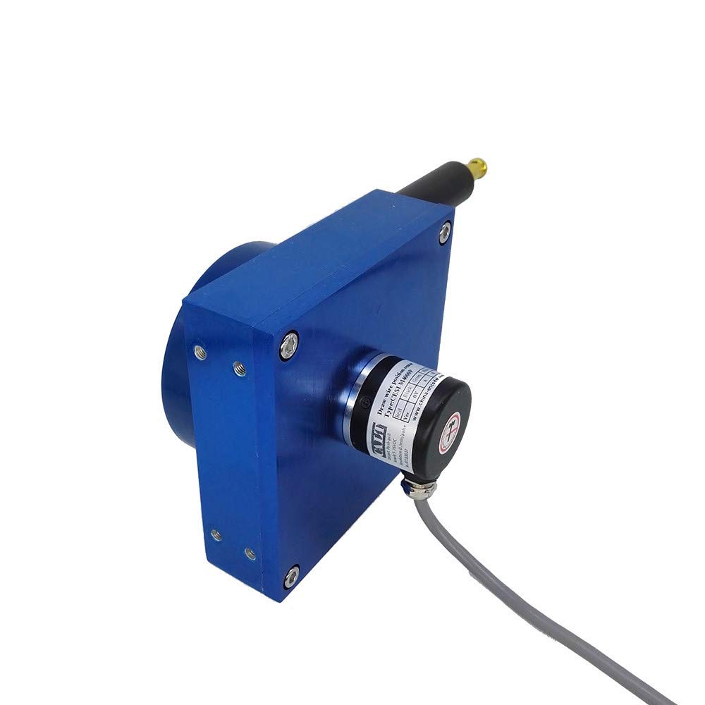 4000 mm Stroke Draw Wire Linear Displacement Sensor Transducer 24V Supply 4-20mA Output CWP-M4000A