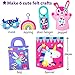 KRAFUN My First Beginner Felt Kit Unicorn Girl Animal Craft for Kids, Toddlers, Boys, Girls Age 3-6 Years Old, Include 6 DIY Handmade Arts and Crafts Projects, Activities Preschool Creative Toys