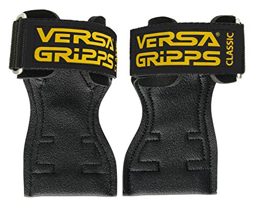 Versa Gripps® Classic, Made in The USA, Wrist Straps for Weightlifting Alternative, The Best Training Accessory, Gold Label, XS
