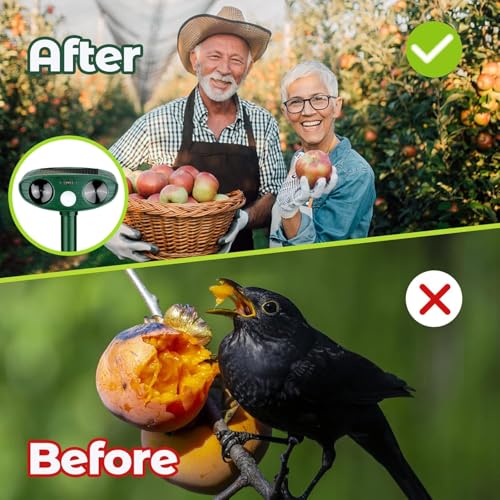 Thoveneth TH-AR-511 4 Pack Ultrasonic Animal Repellent Outdoor Solar Animal Repeller With Motion Sensor Deer Repellent Device Waterproof Cat Deterrent To Repel Squirrel Dog Rabbit Skunk Raccoon thumb #6