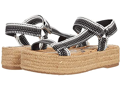 Image of Sam Edelman Artica Black /White Multi Heavy Woven Stripe Trim 6.5 M