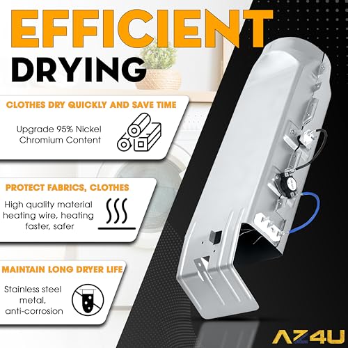 Dryer Heating Element Assembly Replaces For Samsung DVE50M7450W/A3 DV393ETPAWR/A1 DV42H5000EW/A3 DV48H7400EW/A2 DV363EWBEUF/A1 DV42H5200EW/A3 DV448AEW/XAA DV361EWBEWR/A3 DV42H5200EF/A3 DV419AEW/XAA by AZ4U - Image 4