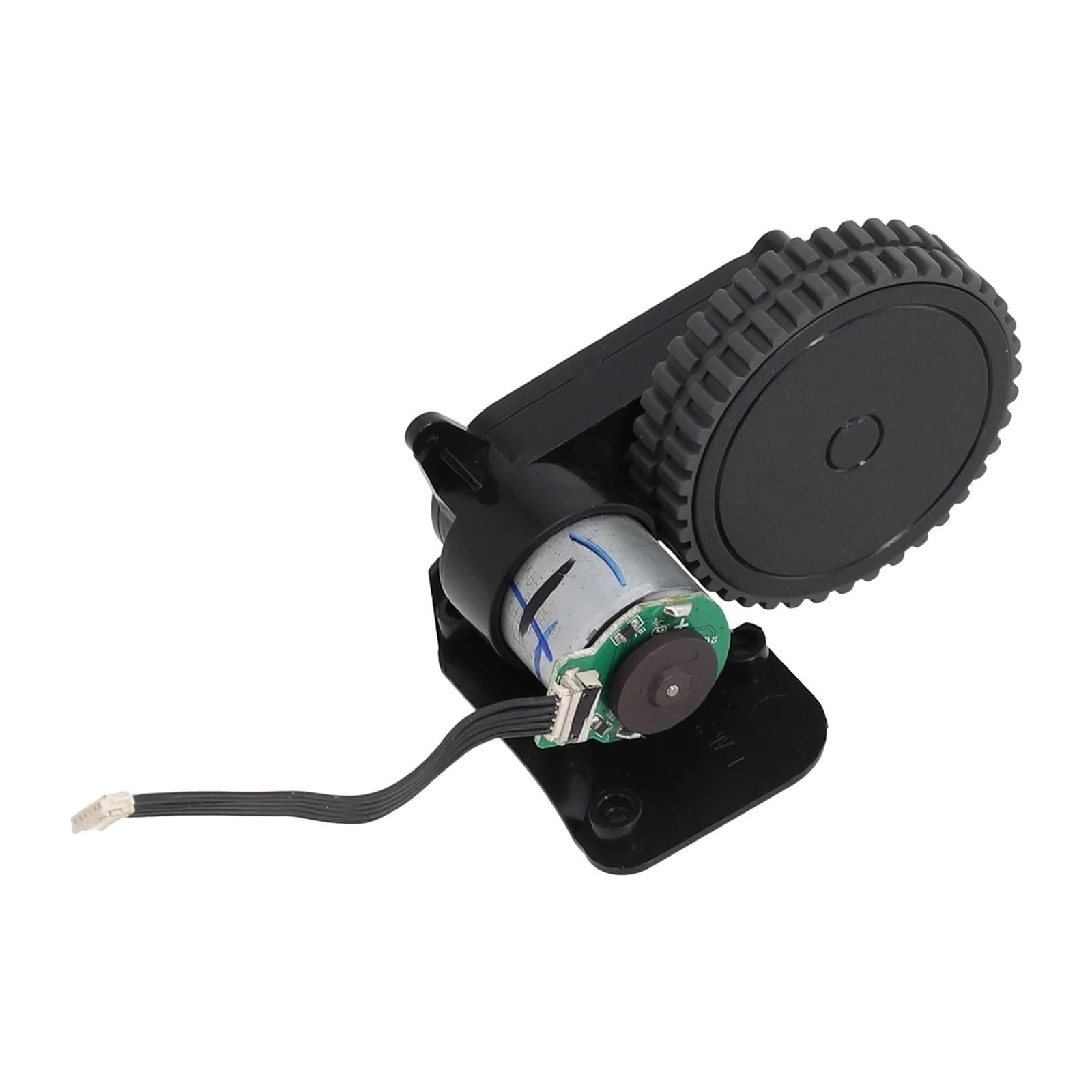 Roue d'entraînement de rechange pour aspirateur droite et gauche, compatible avec les pièces d'aspirateur Conga 1790 (noir) (roue droite)