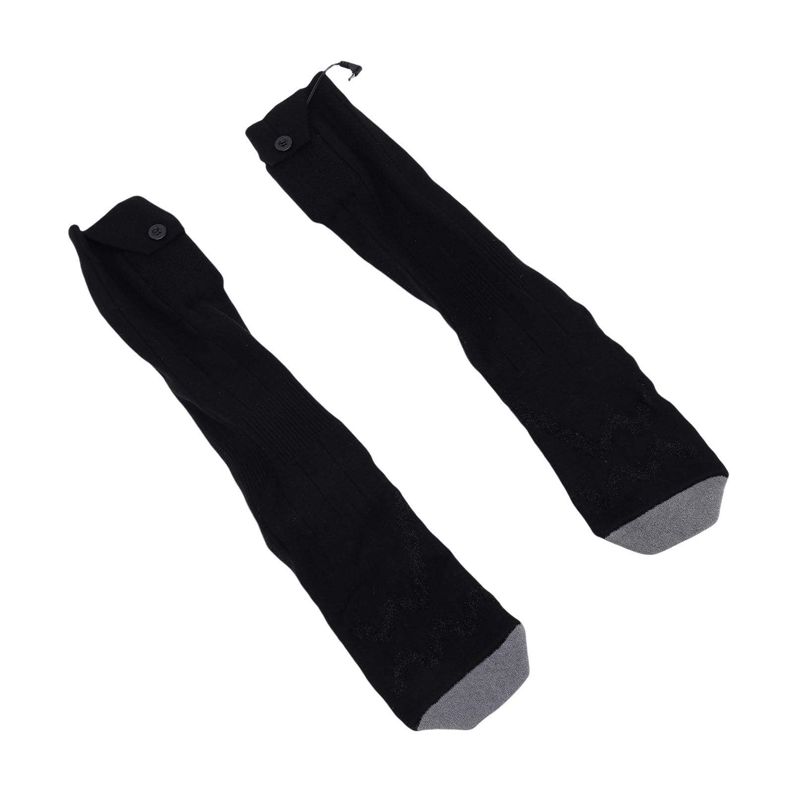 Chaussettes Chauffantes, 5000 MAh Rechargeables 4 Niveaux de Chauffage Chaussettes Chauffantes pour Hommes Femmes, Chauffe-pieds avec Lavable en Machine pour le Ski Camping Randonnée Hiver