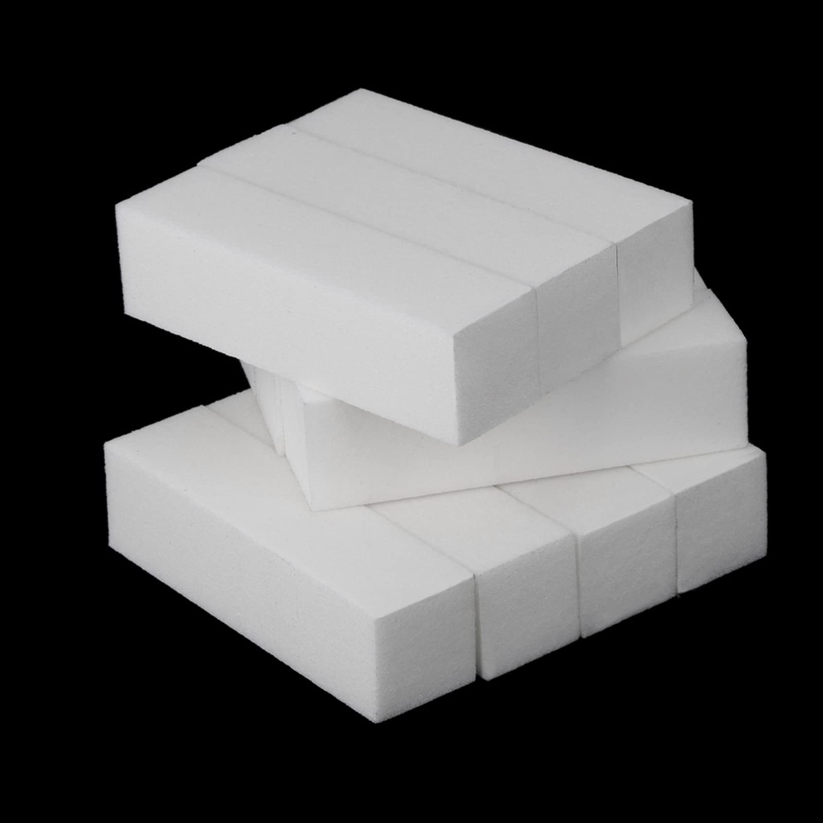 10Pcs White Buffer Block Acrylic Nail Art Care Tips Sanding Files Tool POPQ