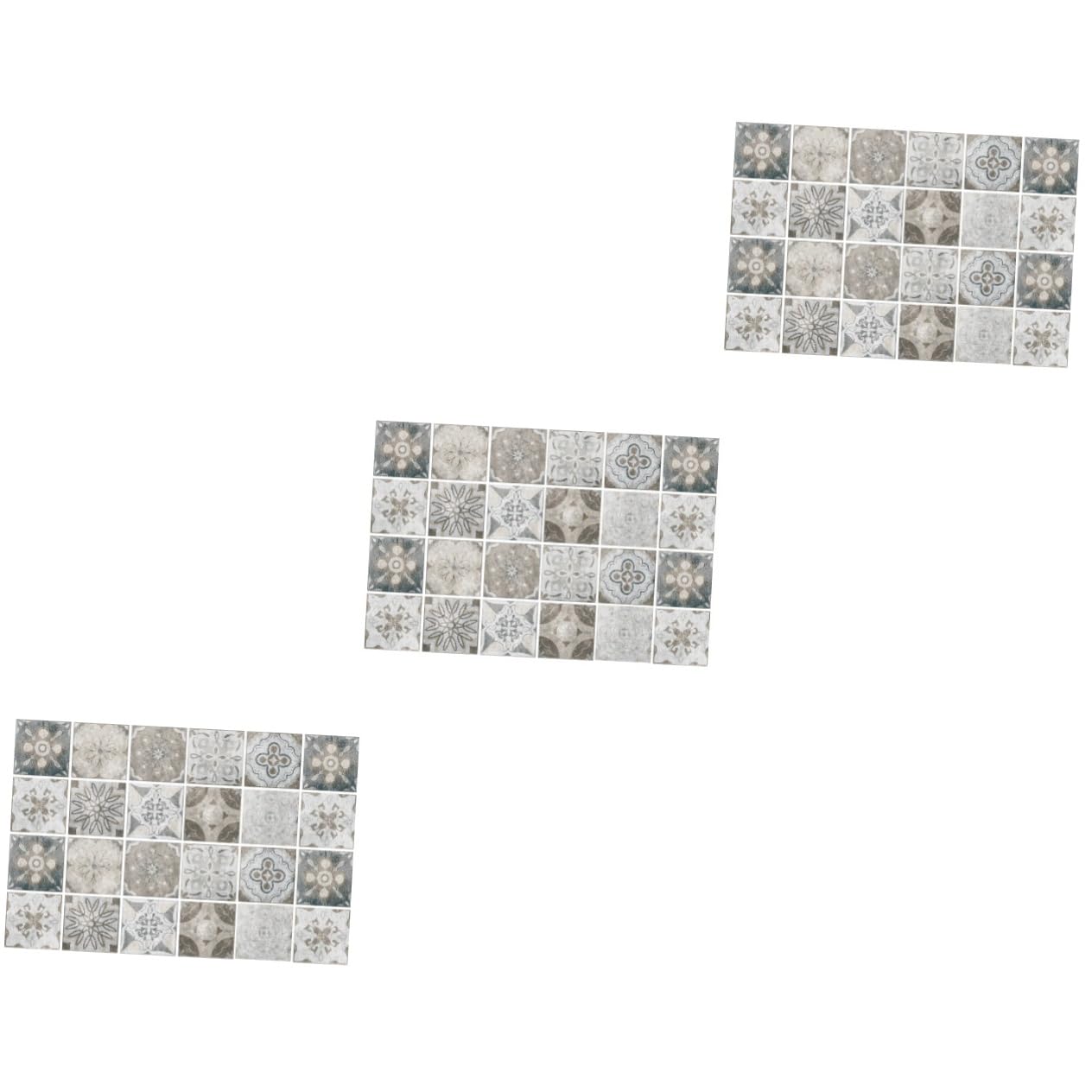 Autocollants muraux adhésifs étanches et imperméables pour carrelage de cuisine 72 pièces