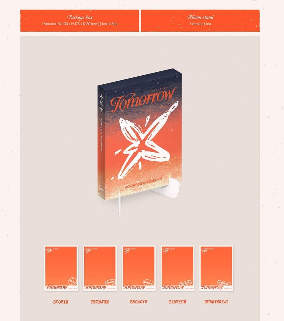TXT minisode 3: TOMORROW 6th Mini Album Light 5 Ver Set