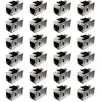 deleyCON – deleyCON CAT6a Keystone Modul Patchkabel Kupplung RJ45, 24 S