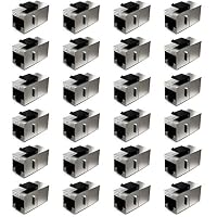 deleyCON CAT6a Keystone Modul Patchkabel Kupplung RJ45, 24 Stück – Ansicht 1
