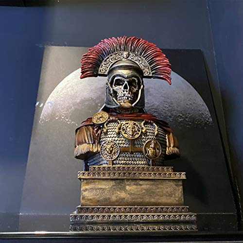 Looyar Roman Empire Roman Legion Undead Centurion Soldier Warrior Resin Statue Sculpture Ornament Figurine Craft For Home House Living Room Porch Decoration Office Desk Desktop Table Arrangement Gift #TOP7