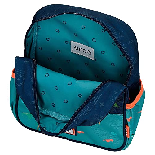 Enso Dino artist Preschool Backpack Adaptable to Trolley Multicolor 23x25x10 cm Polyester 5.75L, Colourful, standard size - Image 4