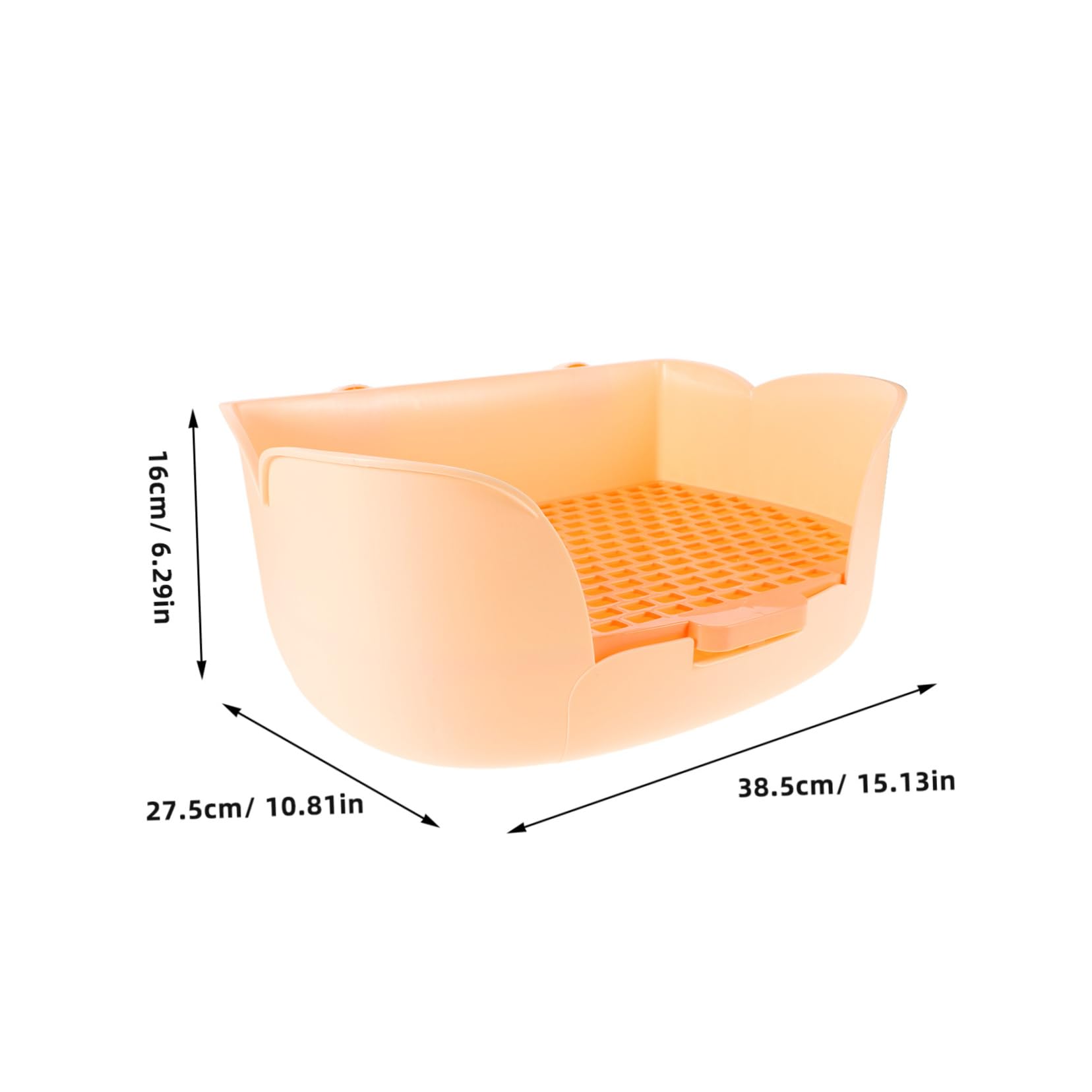 COLLBATH Lettiera per Animali Design Ergonomico per Cavie Criceti e Cincillà Facile