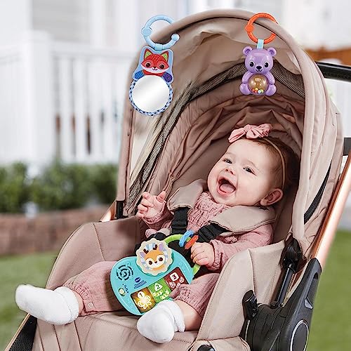VTech Mon Coussin d'Éveil Sensoriel Coussin de Jeu Musical et Évolutif Jouet d'Activité et de Développement Piano Lumineux Hochets Cadeau de Naissance Bébé Dès Contenu en Français - vue 10