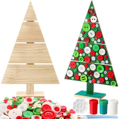 Gerrii 2 Pack Standing Wood Pallet Christmas Tree 14.5'' x