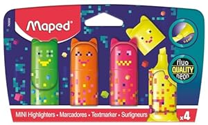 Surligneurs de Poche Originaux Mini Pixel Party Maped