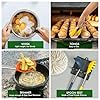 HOTEC 446°F Heat Resistant Silicone Kitchen Utensils, Cooking Utensil Set, Spatula Set, BPA Free, Kitchen Gadgets, Utensils Holder, Dishwasher Safe, 14pcs Multicolor #4