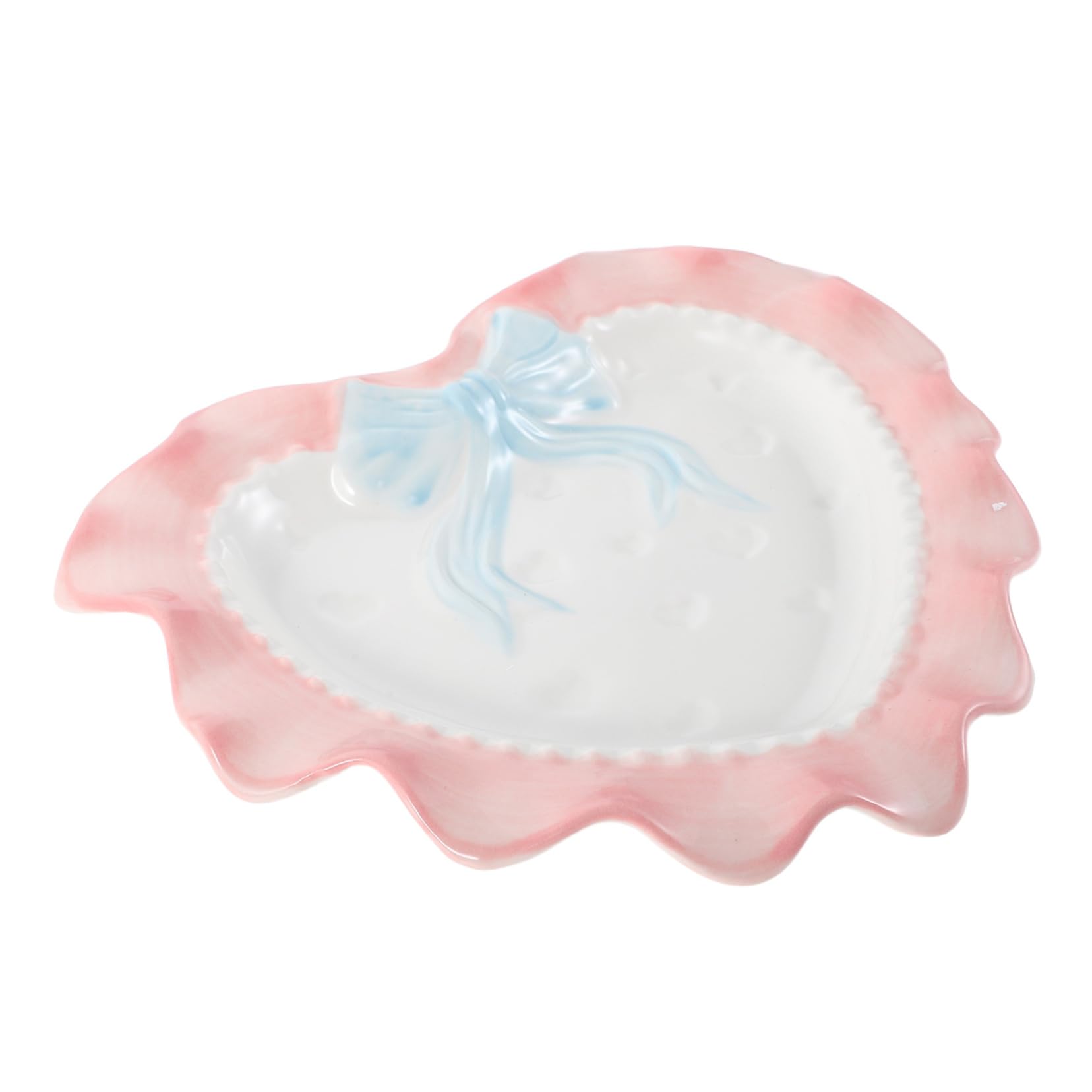 Assiette forme cœur céramique pour sublimer une table terne