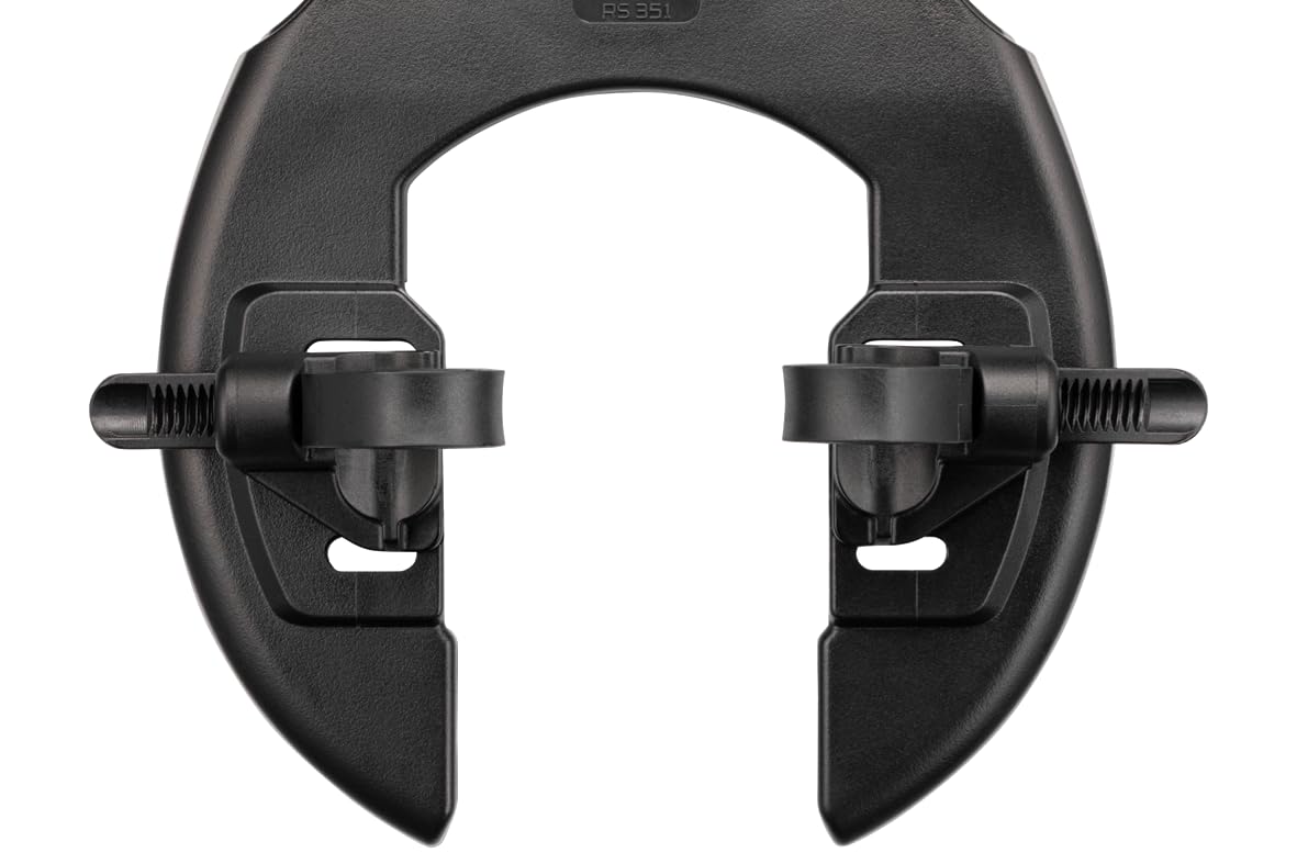 AXA - Antivol de cadre RS 480 - Haute sécurité - Niveau de sécurité 13 - Chaîne à encastrer compatible - Convient pour les vélos électriques - Clé amovible - Argent