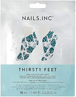 Nails Inc Thirsty Hands, Super Hydrating Foot Mask, 18 ml ( Pack of 1)
