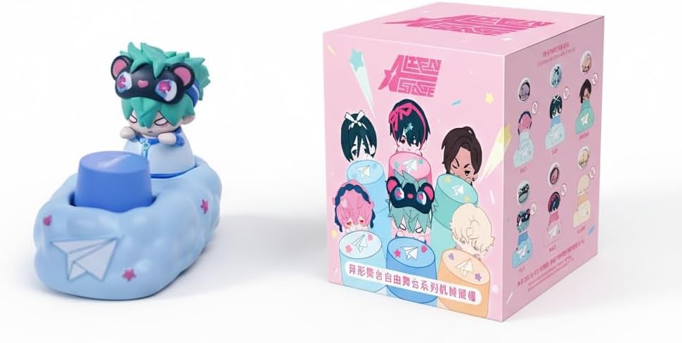 Alien Stage Free Stage Series Blind Box Keycaps Figures, Anime Officially Licensed Mystery ALNST Merch (Whole Set, Contains All of 6 Characters)