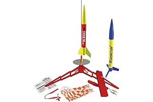 Este Rocketry Estes Rascal/HiJinks Launch Set, Powerful, Fun And Educational Toy Rocket Launch Pad Set