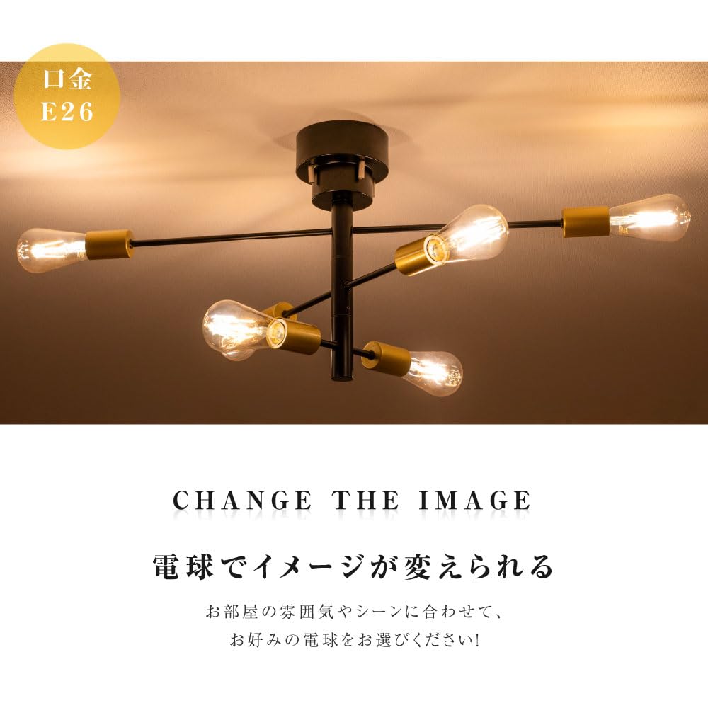 Amazon.co.jp : 【COMFORT ZONE】 シーリングライト 6灯