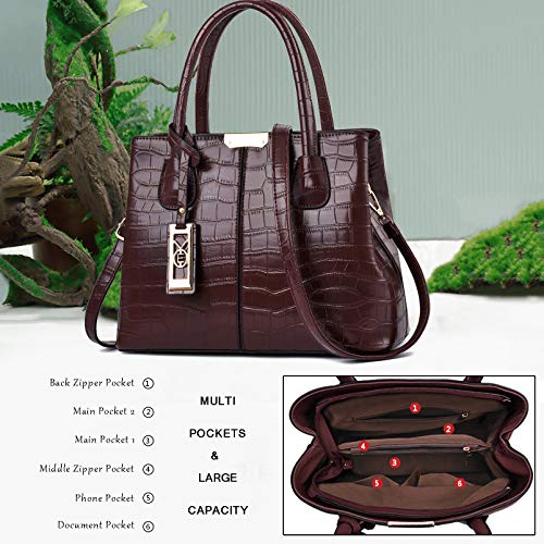 Image of COCIFER Women Top Handle Satchel Handbags Shoulder Bag Tote Purse Messenger Bags