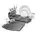 Price comparison product image Polder 4-Piece Advantage Dish Rack System, Stainless Steel, Grey